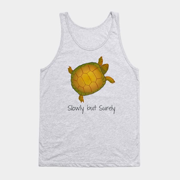 Turtle - Slowly but Surely - Lazy Animals Tank Top by beatrizxe